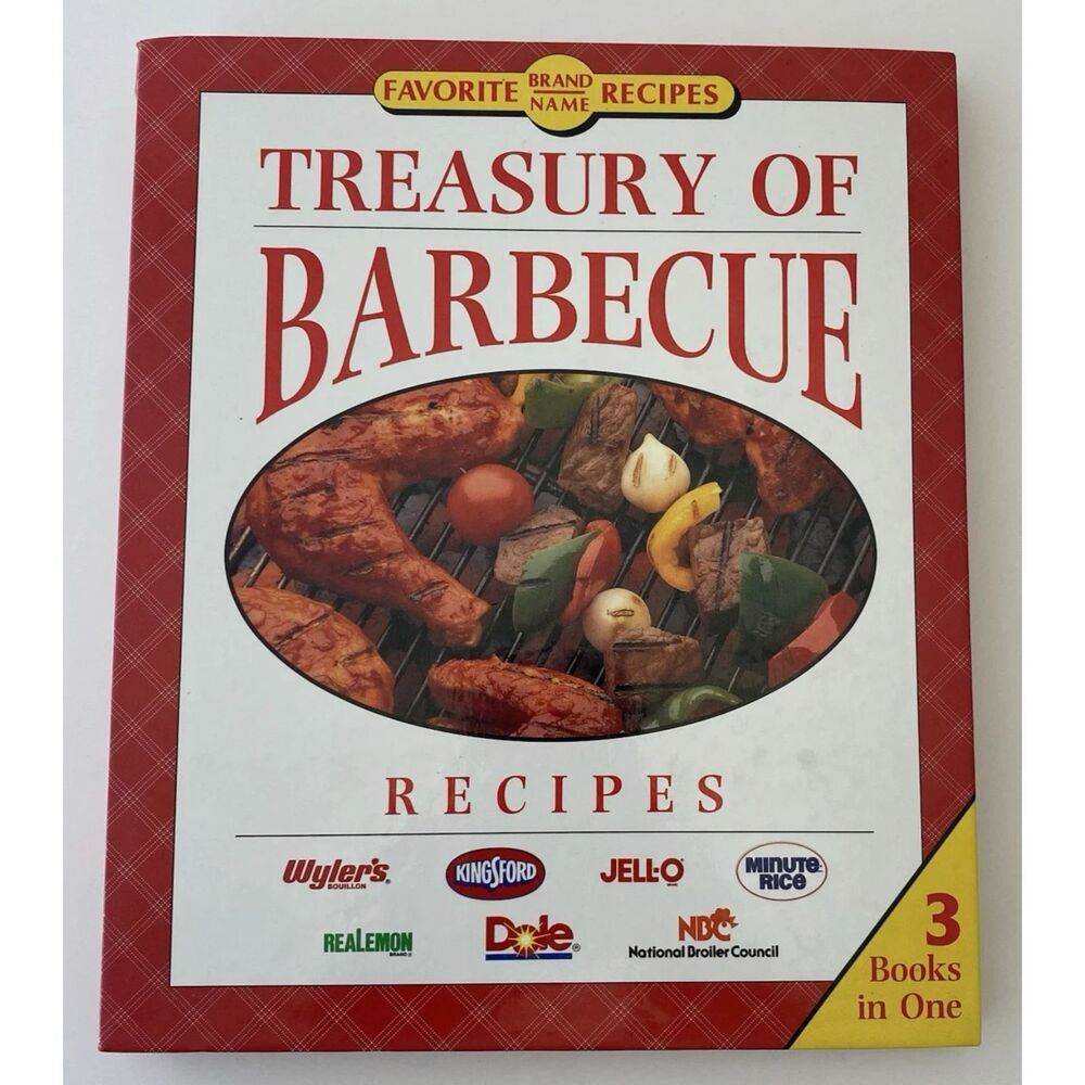 Treasury of Barbecue Recipes Favorite Brand Name Recipes 3 Books In One Cookbook